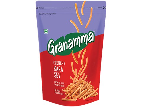 Granamma Crunchy Kara Sev, 125 g