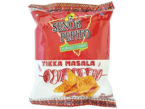 Senor Pepito Tortilla Chips - Tikka Masala, 65 g