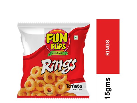 Fun Flips Rings - Tomato, 13 g