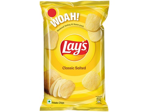 Lay's Classic Salted Potato Chips, 82 g
