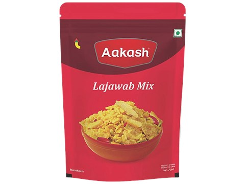 Aakash Namkeen - Lajawab Mix, Authentic Taste & Flavour, Crunchy, 900 g