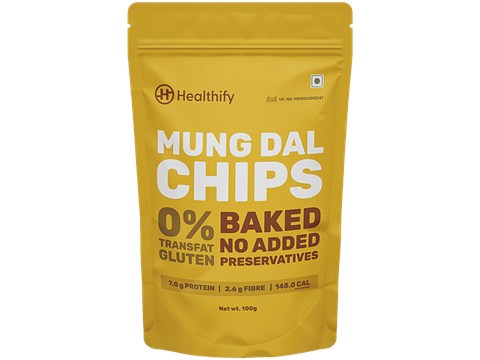 Healthify Mung Dal Chips, 100 g