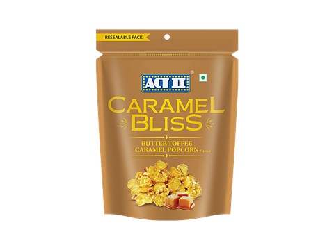 ACT II Caramel Bliss Butter Toffee Caramel Popcorn, 70 g
