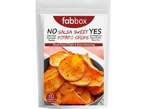 Fabbox Sweet Potato Chips - Salsa Seasoning, 35 g