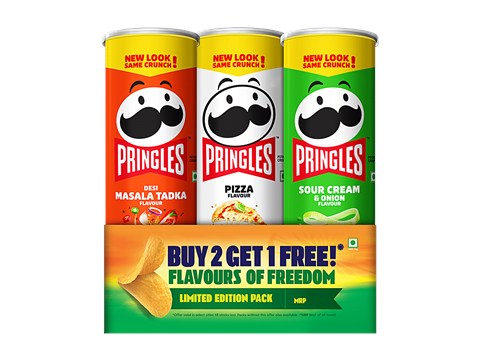 Pringles Potato Crisps - Flavours Of Freedom, 321 g