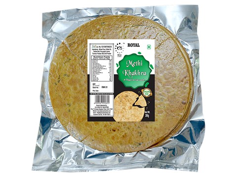 Royal Methi Khakhra - Perfect Snack, 200 g