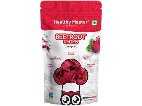 Healthy Master Chatpata Beetroot Chips, 30 g