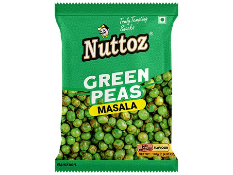 Nuttoz Green Peas Masala, 140 g