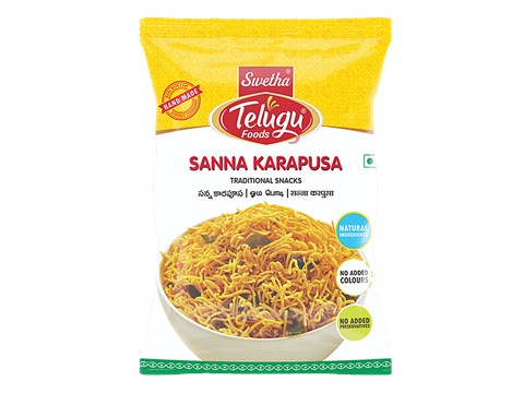 Swetha Telugu foods Sanna Karapusa, 150 g