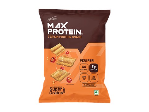 RiteBite Max Protein Max Protein Peri Peri 7 Grain Protein Snack, 32 g