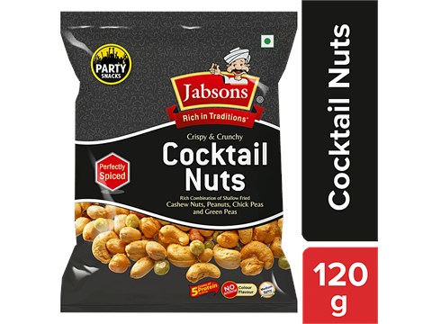 Jabsons Namkeen - Cocktail Nuts, 120 g