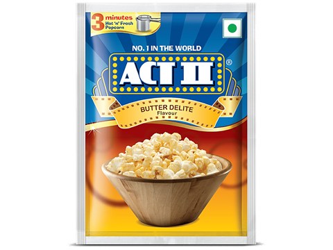 ACT II Instant Popcorn - Butter Delite Flavour, Snacks, 70 g