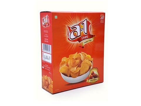 A-1 Chips Potato Chips - Chilli Tomato, 200 g