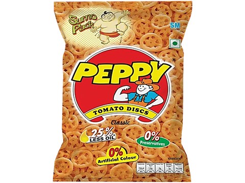 PEPPY Classic Tomato Discs, 60 g