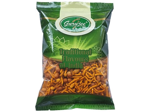Gurujee Namkeen Spicy Mixture - Rich, Crispy, Ready To Eat Savouries, No Preservatives, 150 g