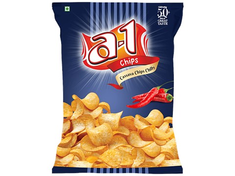 A1 Chips Cassava - Chilly, 160 g
