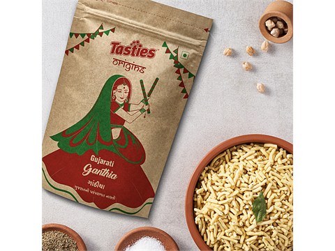 Tasties Origins Gujarati Ganthia / Gathiya Sev, 150 g