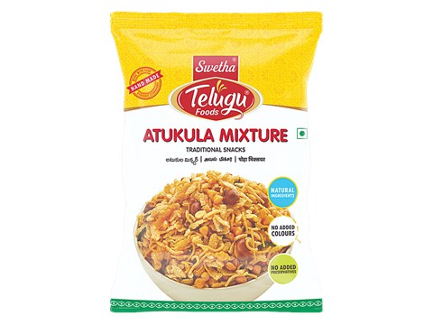 Swetha Telugu foods Atukula Mixture, 150 g