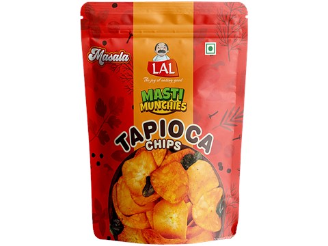 Lal Masti Munchies Masala Tapioca Chips, 125 g