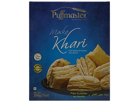 Puffmaster Maska Khari - Puff Pastry Enriched with Butter, 200 g