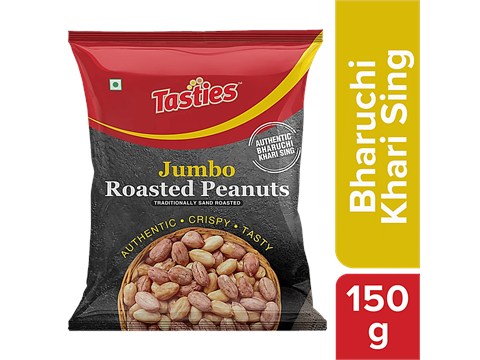 Tasties Bharuchi Khari Sing/Dry Roasted Peanut With Skin, 150 g