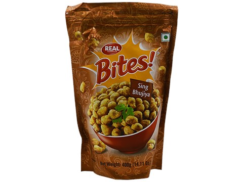 Real Namkeen Bites - Sing Bhujiya, 400 g