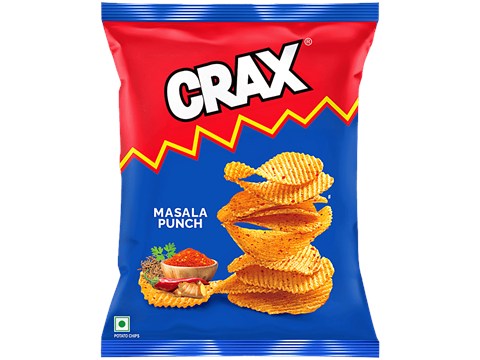 Crax Masala Punch Potato Chips, 95 g