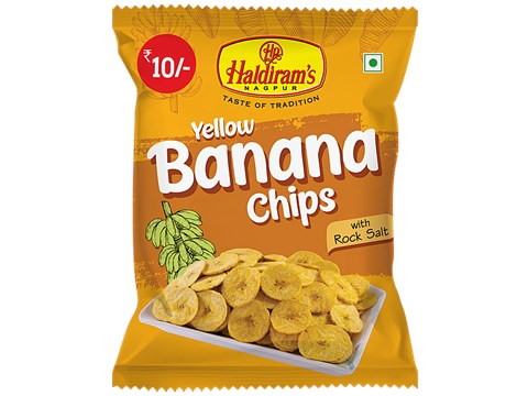 Haldiram's Yellow Banana Chips - Salted, 20 g