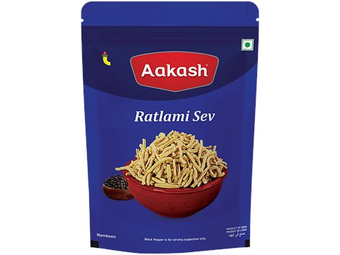Aakash Ratlami Sev Namkeen, 350 g