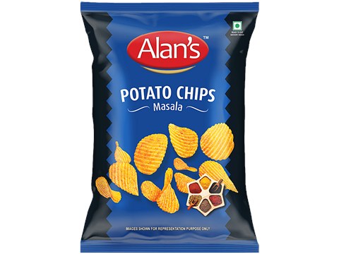 Alan's Masala Potato Chips, 90 g
