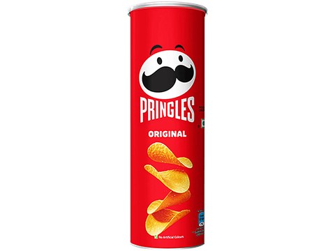 Pringles Original Potato Crisps, 107 g