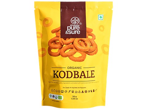 Phalada Pure & Sure Organic Mini Kodbale - Rich In Fibre, 30 g