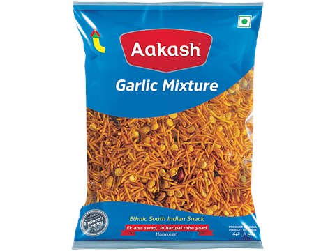 Aakash Garlic Mixture Namkeen, 800 g
