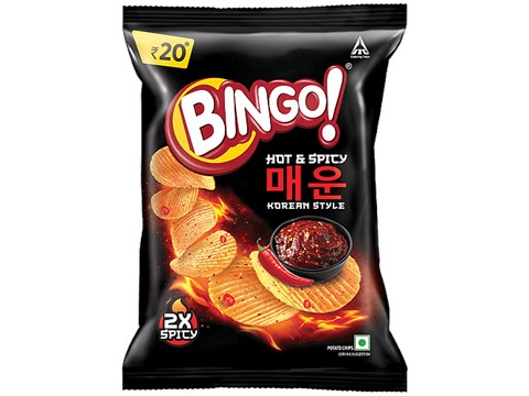 Bingo! Potato Chips - Hot & Spicy Korean Style, 43 g