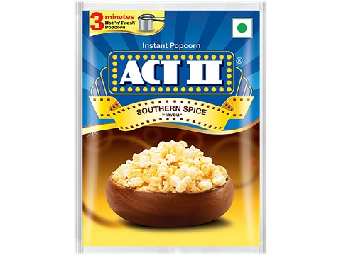 ACT II Southern Spice Flavour Instant Popcorn, 70 g