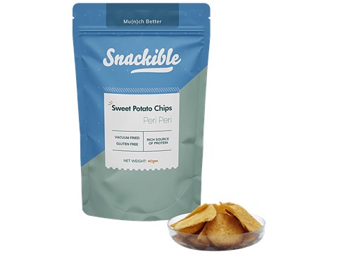 Snackible Peri Peri Sweet Potato Chips, 30 g