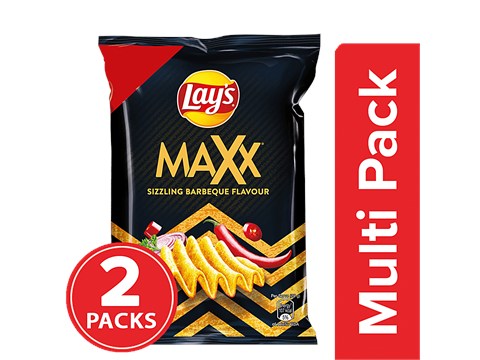 Lay's Maxx Sizzling Barbeque, 2 x 56  g