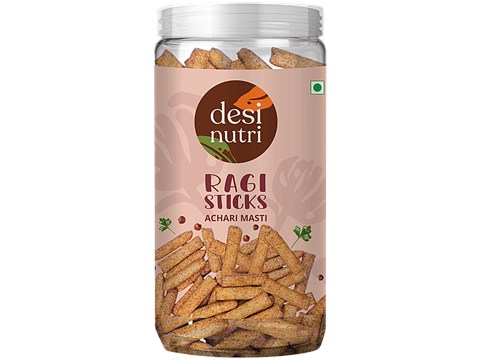 Desi Nutri Ragi Sticks - Achari Masti, 120 g