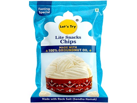 Let's Try Lite Snacks Chips, 60 g