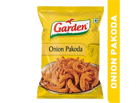 Garden Original Onion Pakoda - Crunchy & Tasty, Teatime Snack, 140 g