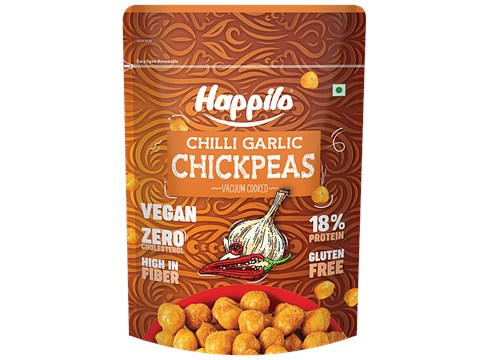 Happilo Chilli Garlic Chickpeas, 110 g