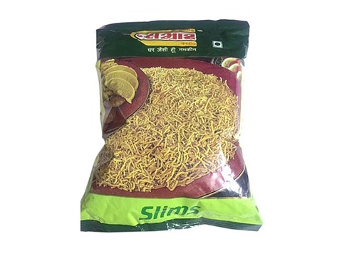Samrat Namkeen Sada Sev Namkeen - Slims, Crispy, Indian Snack 40 g, 40 g