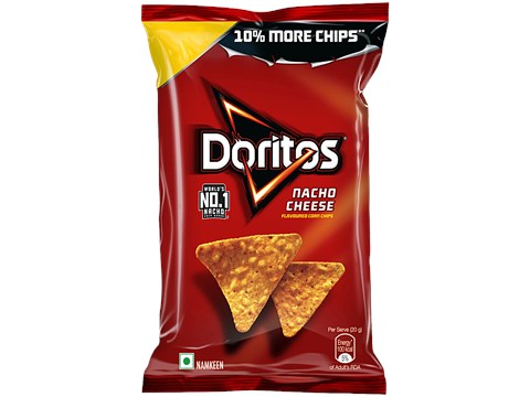 Doritos Nacho Cheese Chips, 75 g