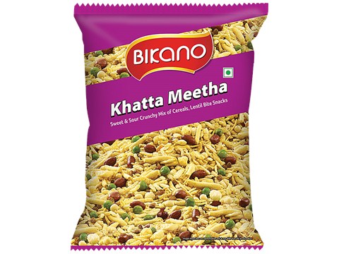 Bikano Khatta Meetha Mixture - Sweet & Sour, Crunchy, 18 g