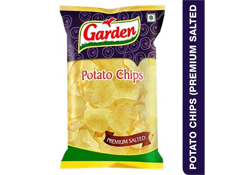 Garden Potato Chips - Crispy Premium Salted Flavour, 170 g