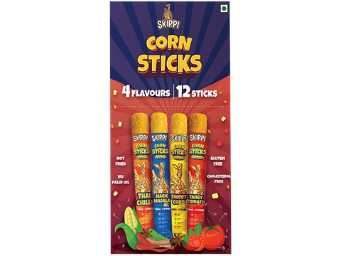 Skippi Corn Sticks, 144 g