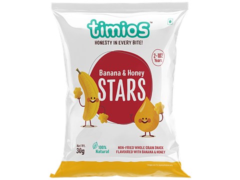 Timios Stars - Banana & Honey, 30 g