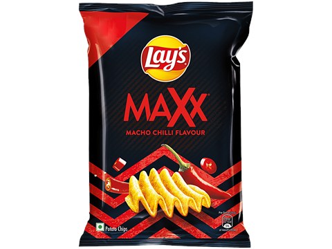 Lay's Maxx Macho Chilli Potato Chips, 59.4 g