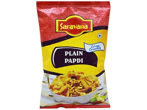 SARAVANA Plain Papdi - Crispy & Crunchy Snack, 200 g