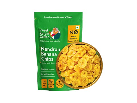 Sweet Karam Coffee Nendran Banana Chips, 65 g